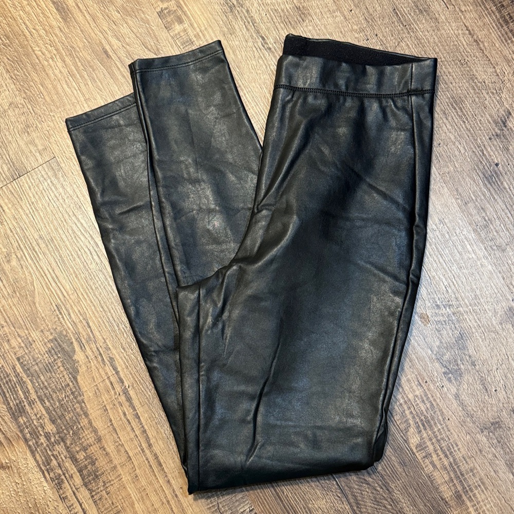 Express Black Faux Leather Leggings